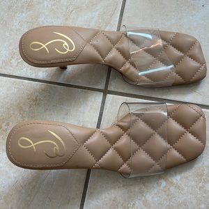 Sam Edelman - Clear strap with kitten heal